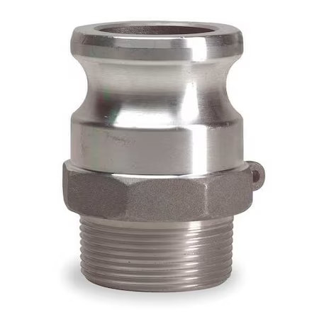 Zoro Select 3Lx23 Cam And Groove Adapter, 1-1/2″, Aluminum, 3Lx23