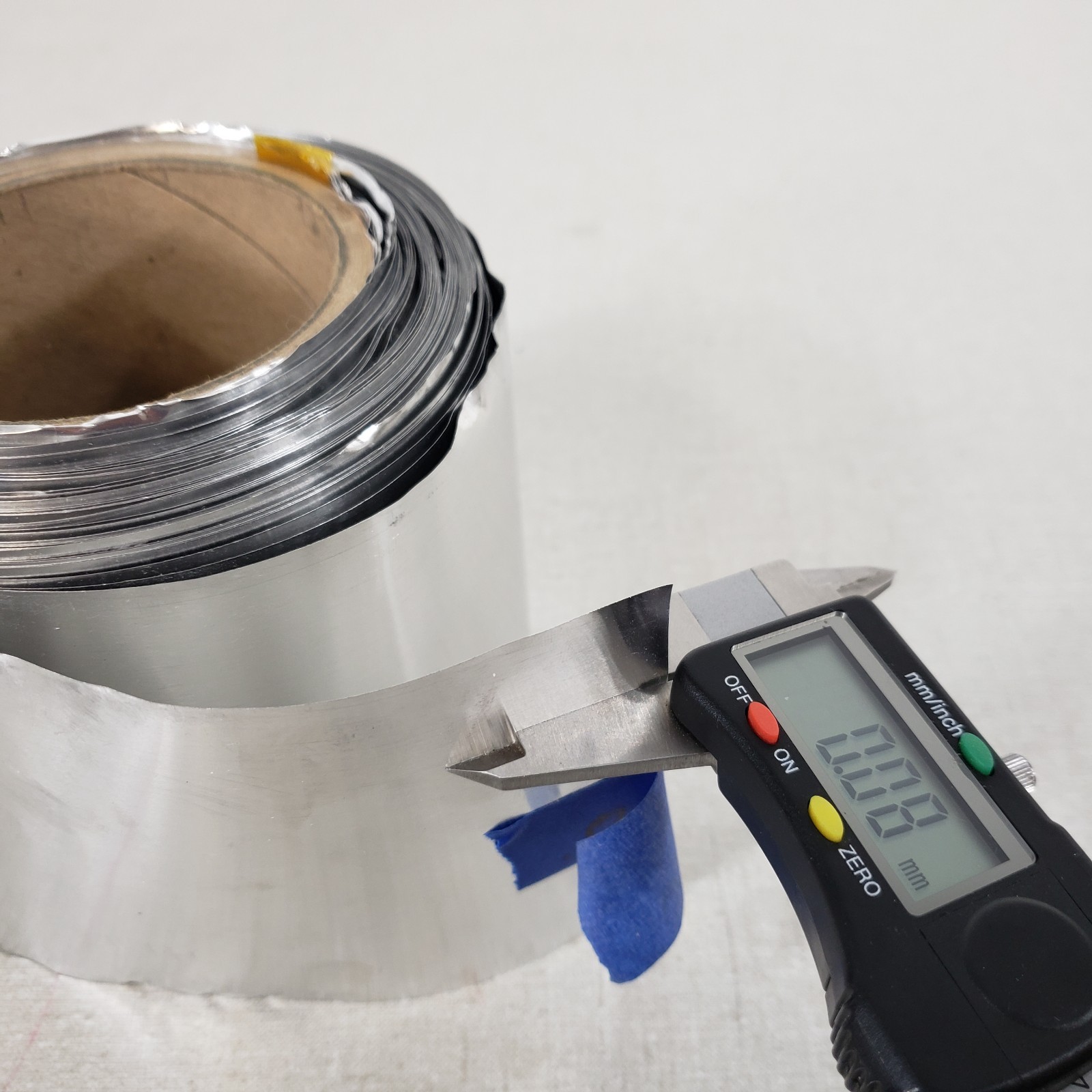 Steel Shim Stock Roll 4″ x 150′ 0.08mm Thick