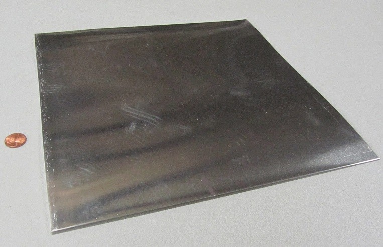1100 Aluminum Sheet Softened (O) .050″ Thick x 12.0″ Wide x 12.0″ Long