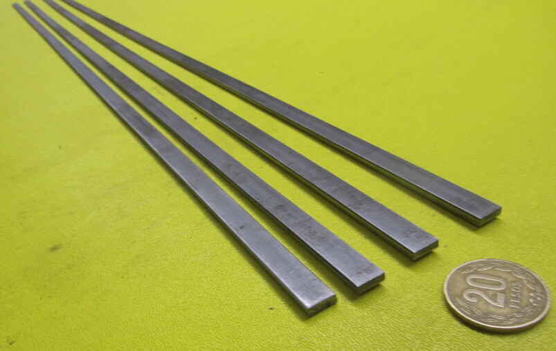 1018 Steel Bar, 1/8″ Thick x 3/8″ Wide x 36″ Length, 4 Pcs