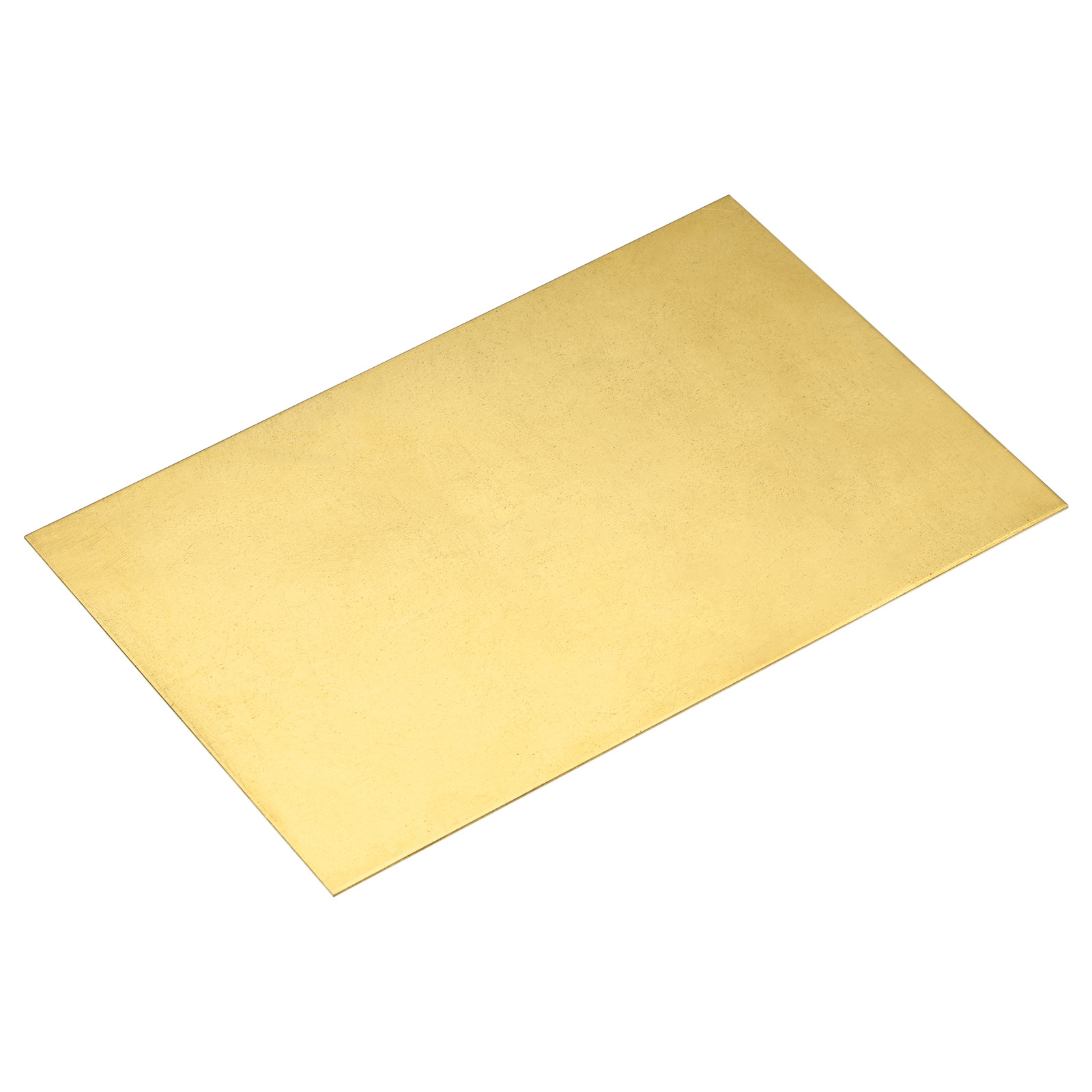 Brass Sheet, 1 x H62 Metal Sheets Plates 6″ Length x 4″ Width x 0.02″ Thickness