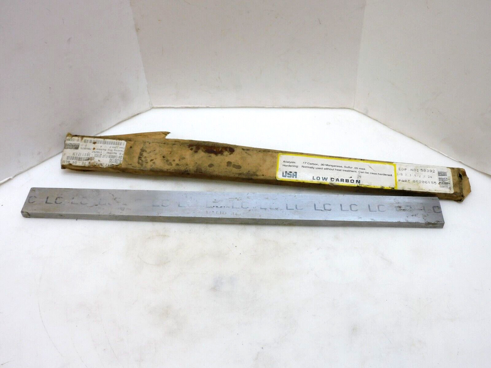 USA LOW CARBON FLAT STOCK 58392 3/8″ X 1-1/2″ X 18-1/2″