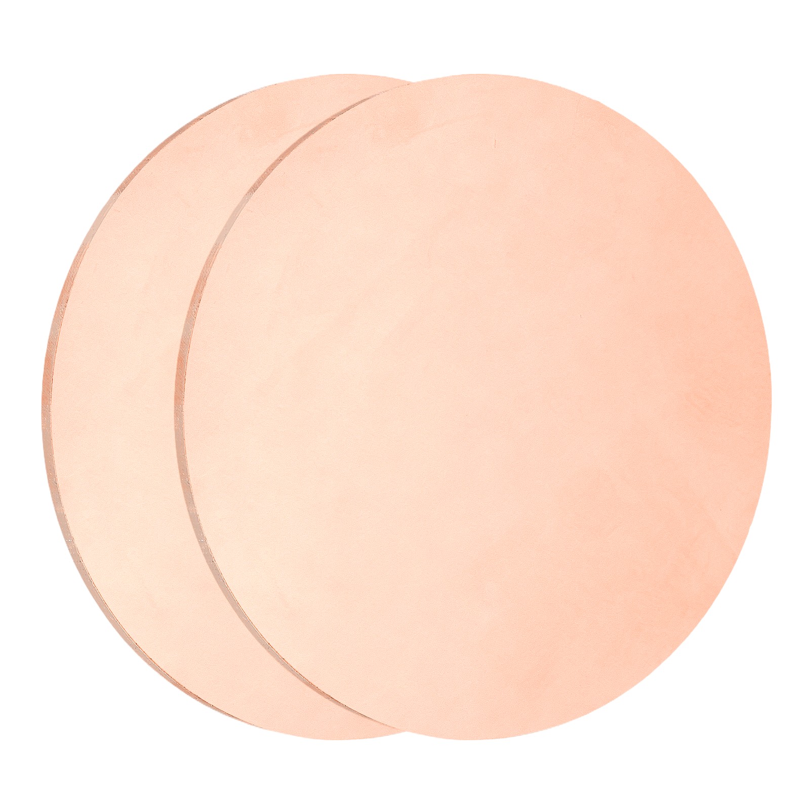 2Pcs Copper Round Plate, 0.06″ Thick 2″ Dia C1100 Pure Copper Sheet