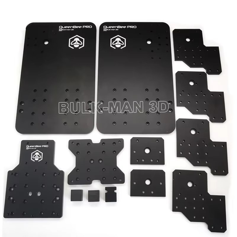 13PCS QueenBee PRO CNC Plate Set Aluminum Plates for Wood CNC Engraver Machine
