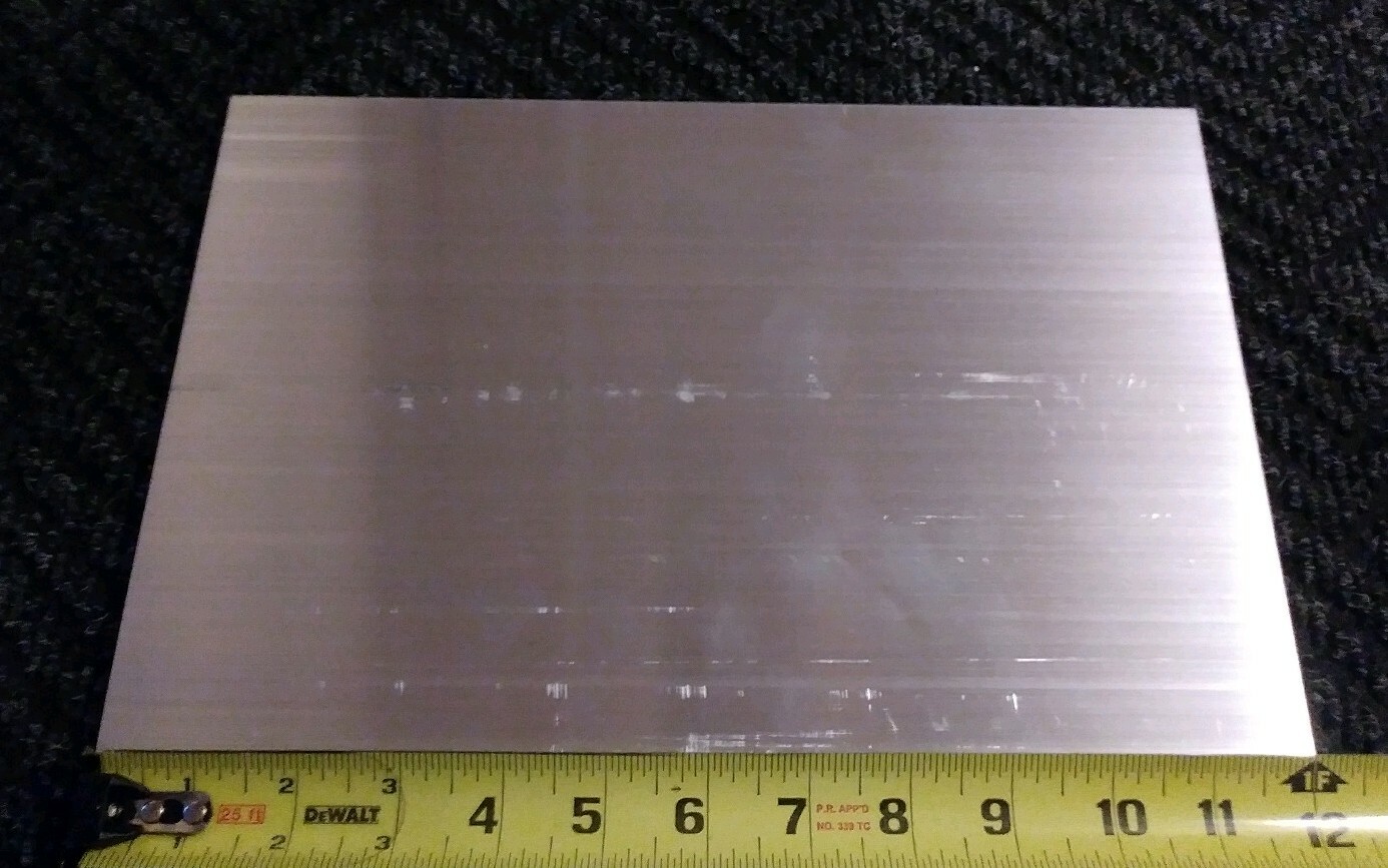 .25″ X 8″ X 12″ long new 6061 T6 solid aluminum plate flat bar stock block 1/4