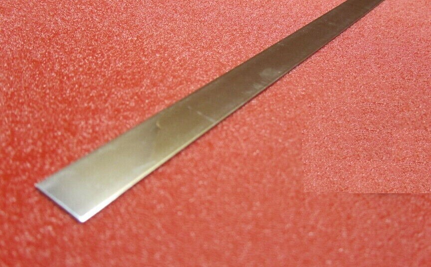 301 Stainless Steel Sheet Shim, .025″(+/-.0010″) x 1/4″ Width x 10 Foot Length