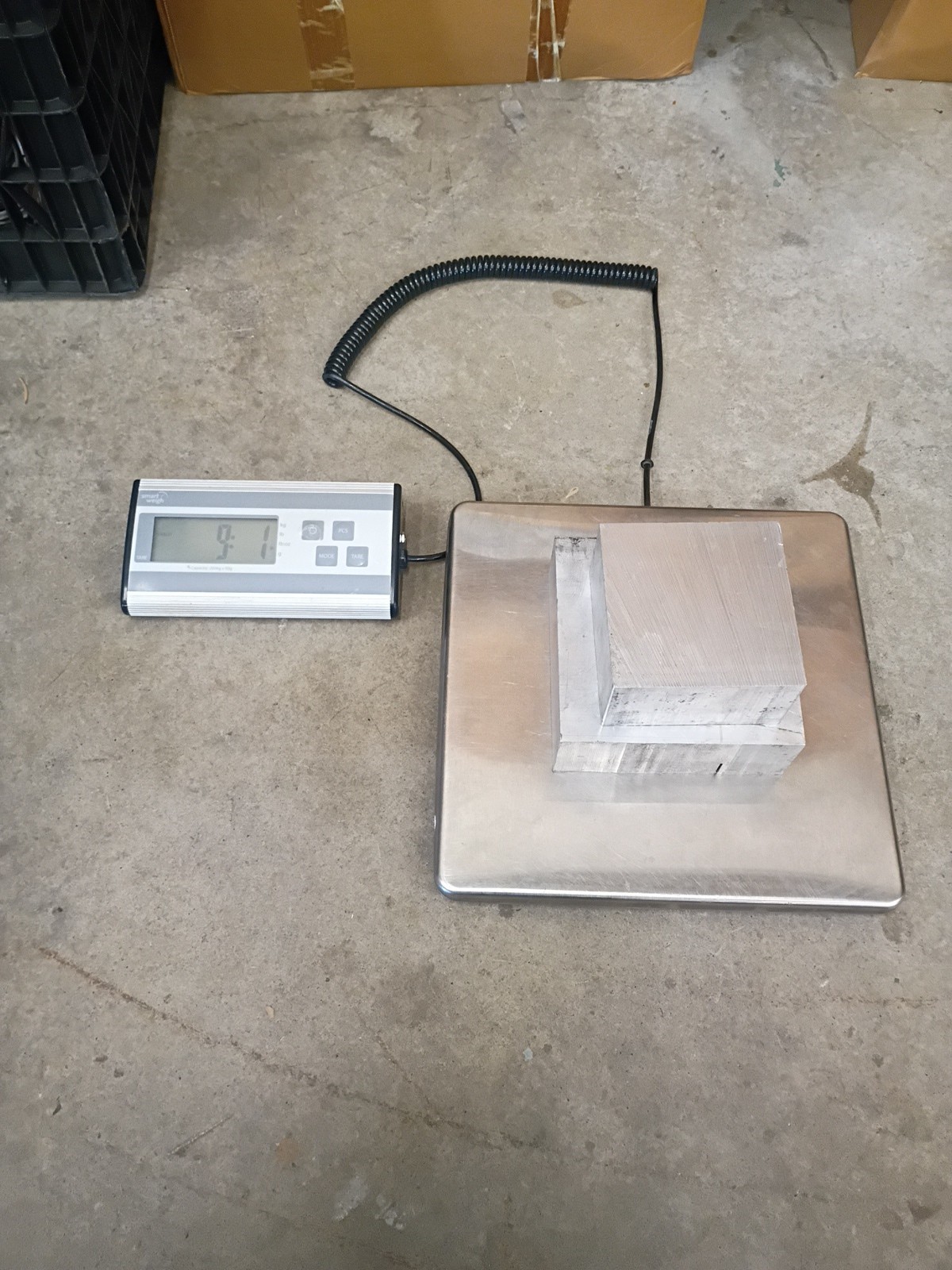 Aluminum Drop Block Plate Remnants (2) 2 1/8x4x4 And 2x 5 3/8x 5 3/8 9.1 Lbs