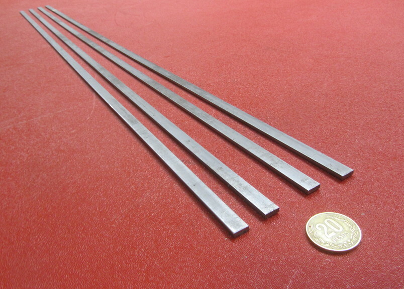 1018 Steel Bar, 1/8″ Thick x 3/8″ Wide x 36″ Length, 4 Pcs