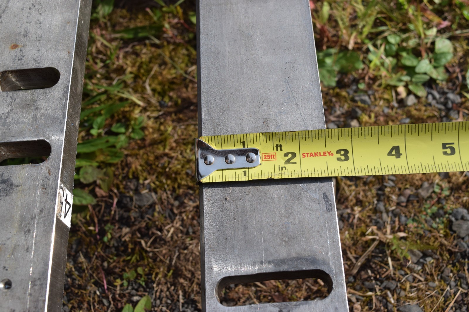 Steel Metal Flat Bar 90″x2.5″x0.75″ Lot of 4