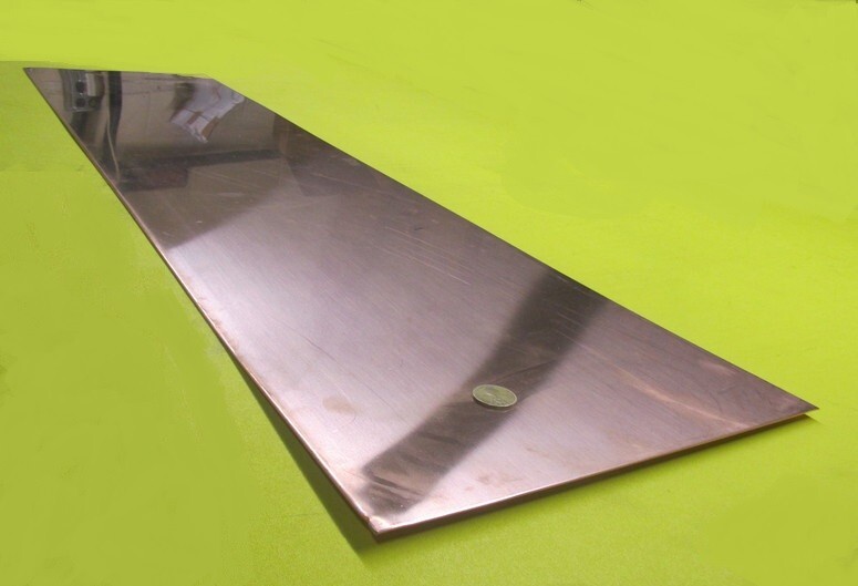 110 Copper Sheet Soft H02 .062″ Thick x 12.0″ Wide x 48.0″ Length