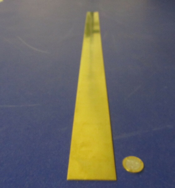 260 Brass Flat Bar .063″ Thick x 2.0″ Wide x 36″ Length