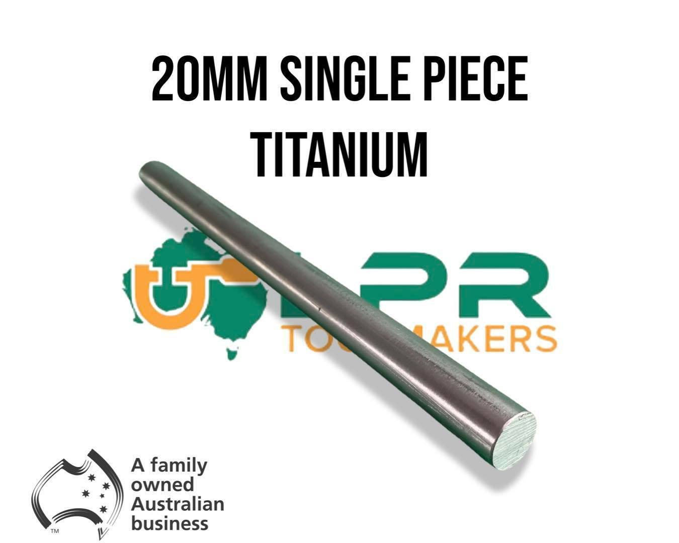 Titanium g2 bright ground finish Round Bar 300mm long 12-16-20-25mm you pick