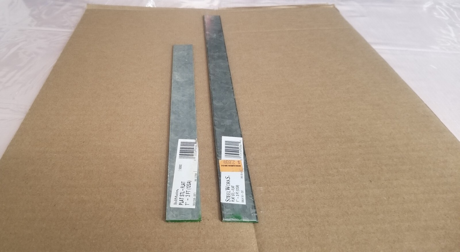 Steel Works & Boltmaster Plat Steel-Flat 1″, VGC