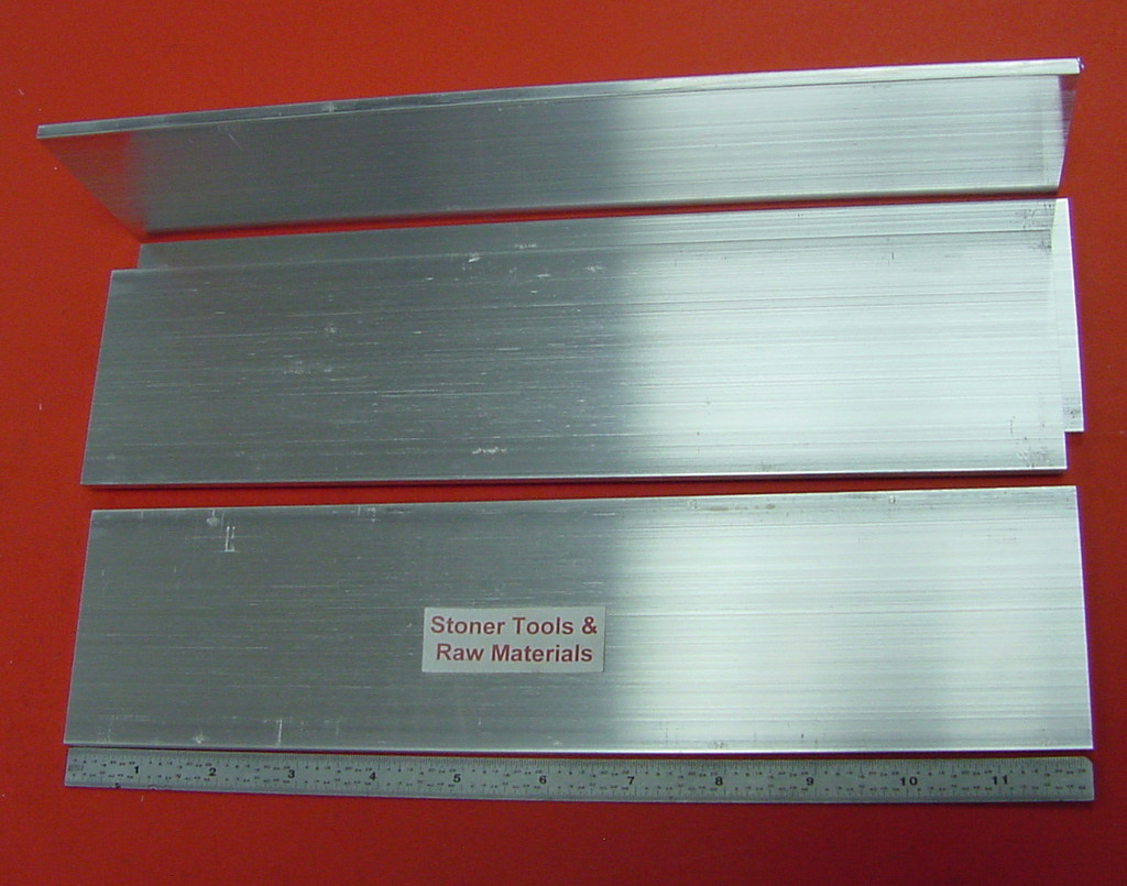 4 Pieces 3/16″ X 3″ ALUMINUM 6061 FLAT BAR 12″ long Extruded Mill Stock