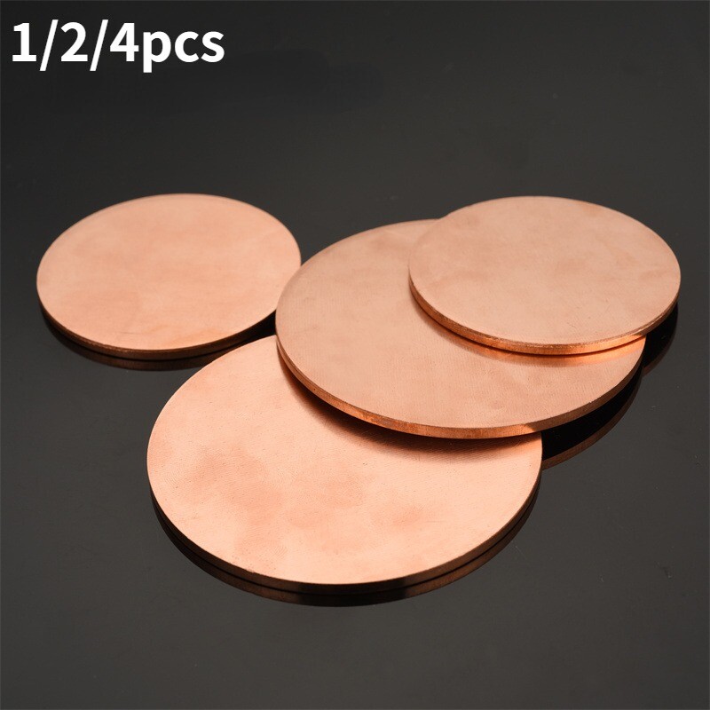 Pure Copper Sheet Solid Round Plate Metal Disc Electrical Repair