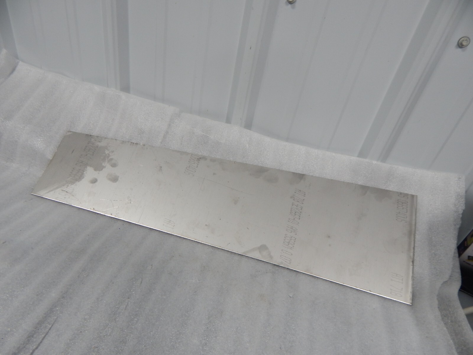 Inconel 718 High temp 4-3/4 X 11 sheet metal AMS 5596M plate .074 thick