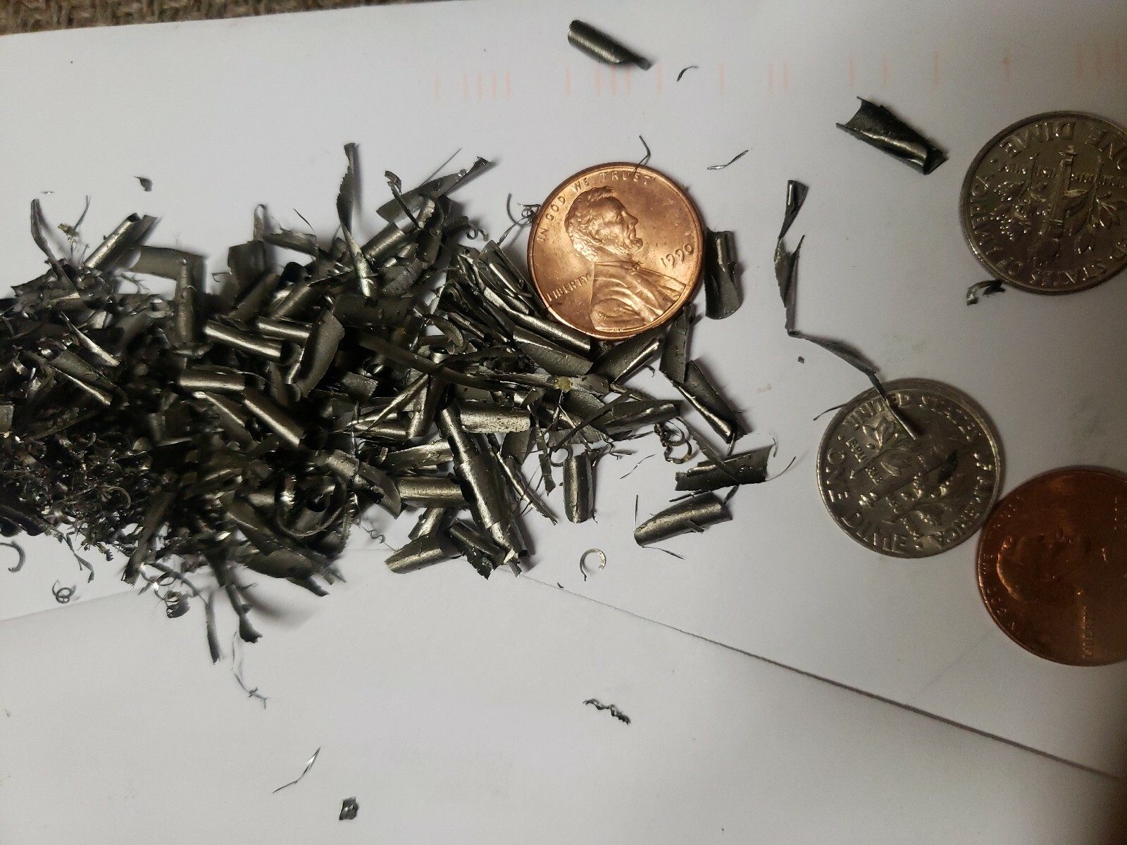 1 LB 303/304 Stainless Steel Metal Shaving Shredded Scrap Chips Orgone Turnings