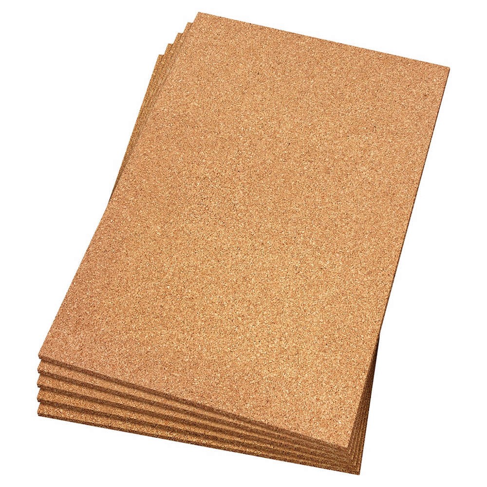 GRAINGER APPROVED Cork, Sheet,L 36 in,Plain Backing 425V99