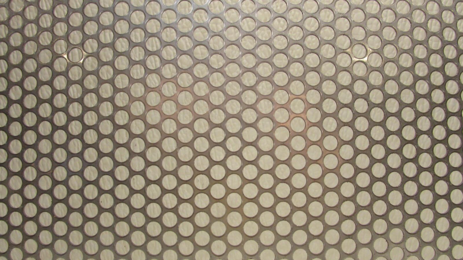 =1/4″ HOLES 16 GAUGE 304 STAINLESS STEEL PERFORATED SHEET– 11″ X 12-3/8″=