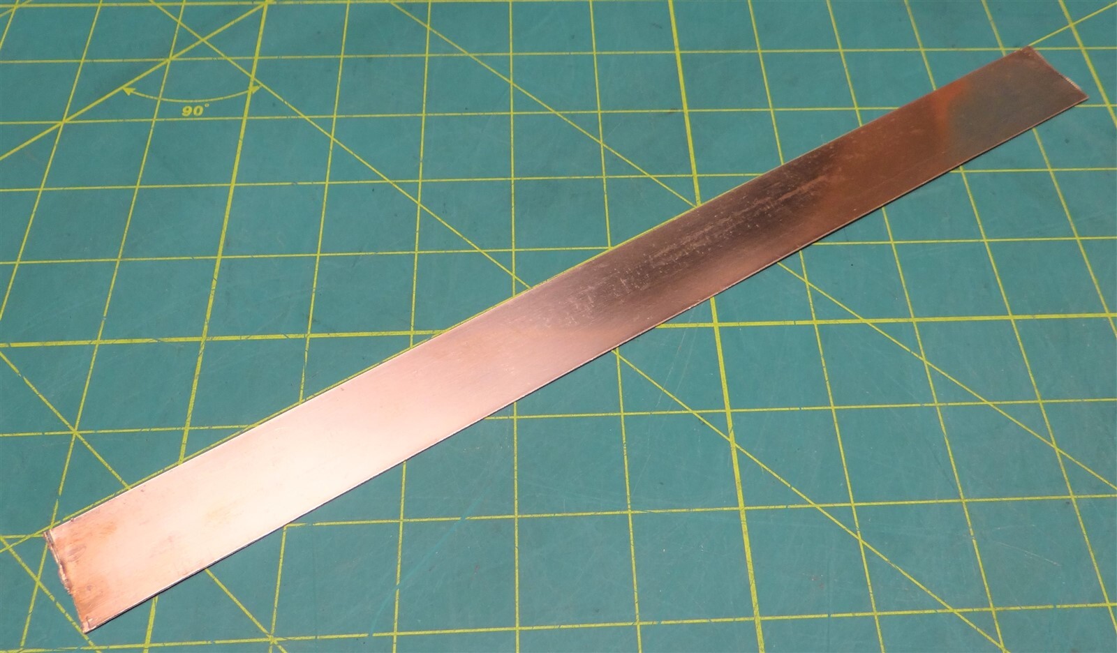 22 Gauge Solid Copper Grounding Strap Flexible Metal Banding 1″ x 0.028″ x 1 Ft