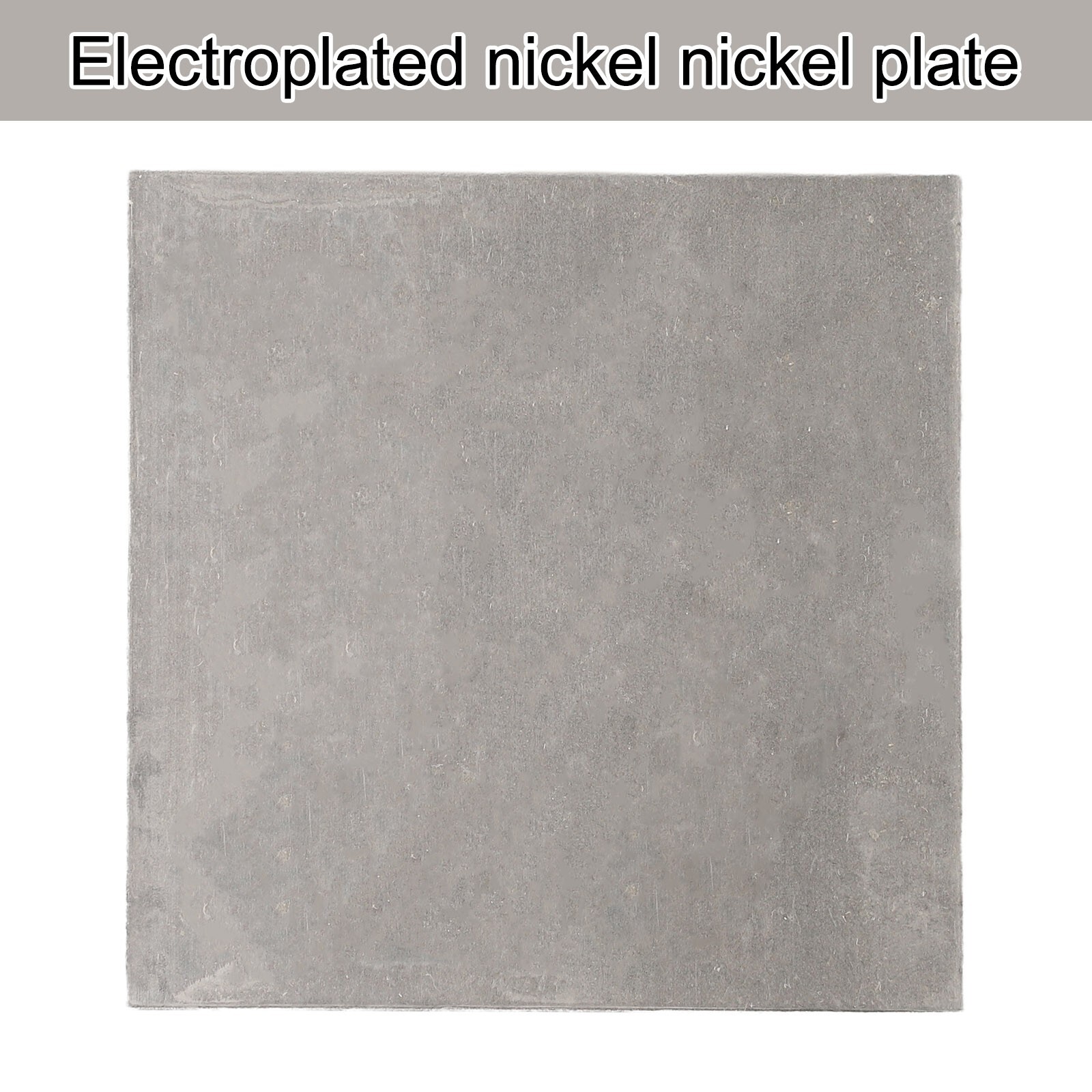1pc 100x100mm Pure Nickel Ni Sheet Plate For Electroplating Anode Element 0.5mm