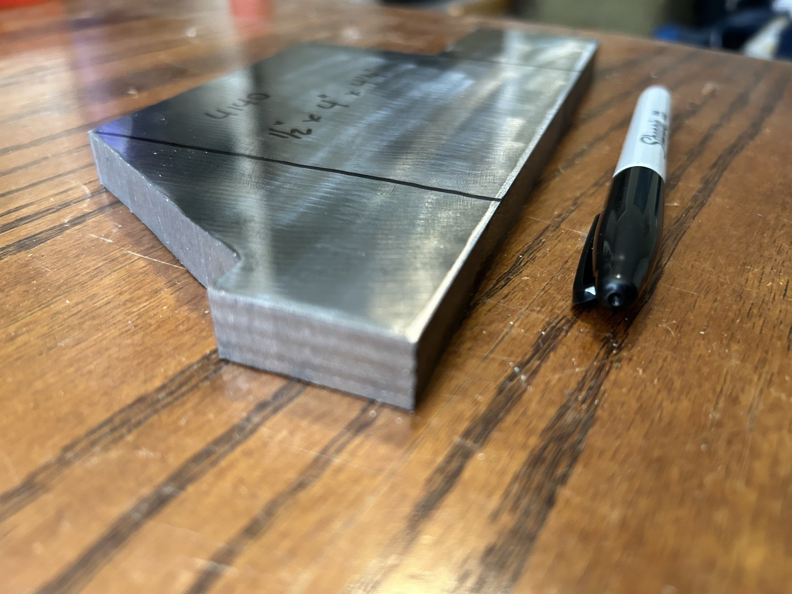 1/2″ x 4″ x 4-1/4″, 4140 tool steel flat stock, machinist