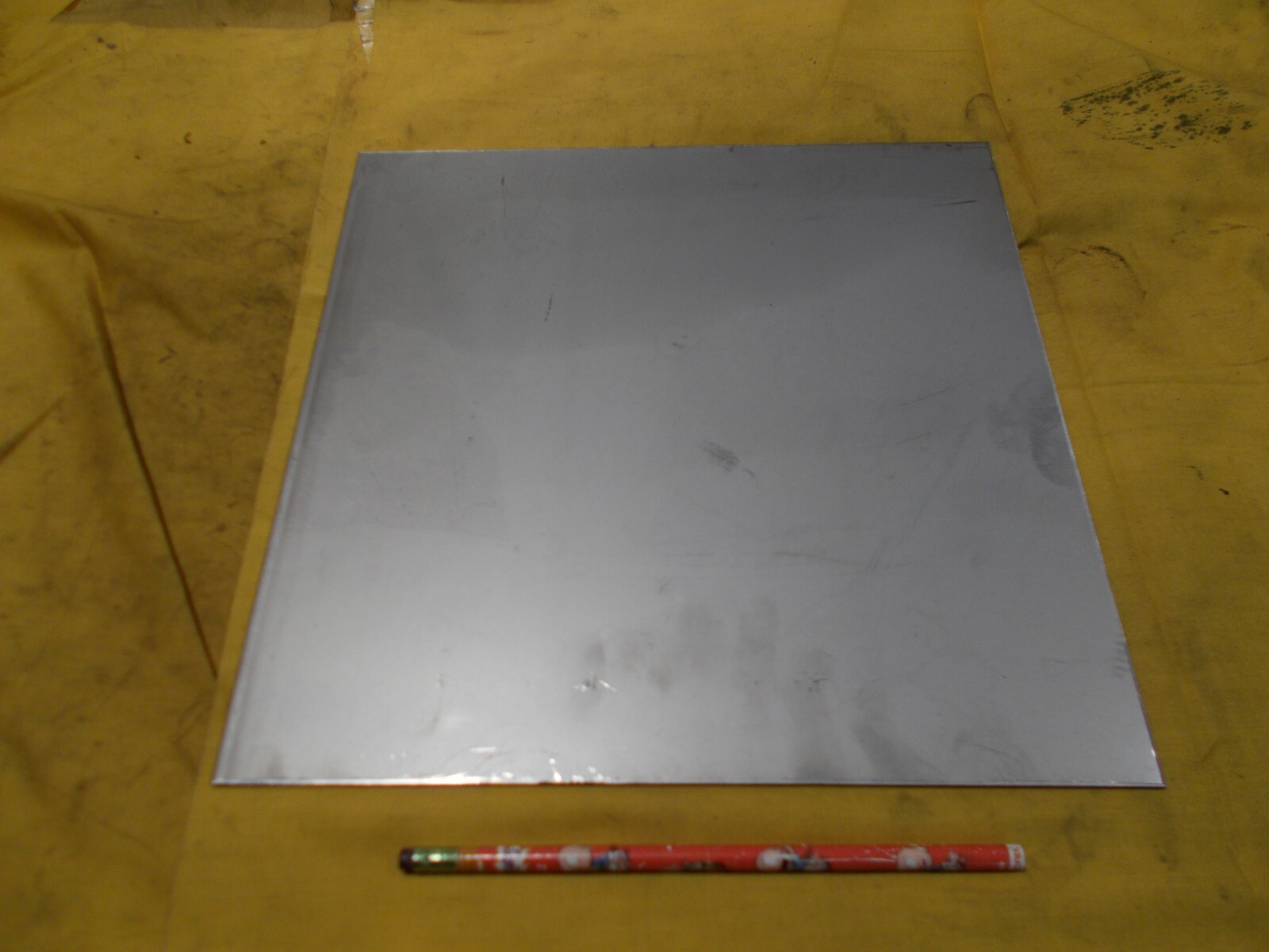 12ga 304 STAINLESS STEEL SHEET STOCK bar flat plate .105″ x 12″ x 12″