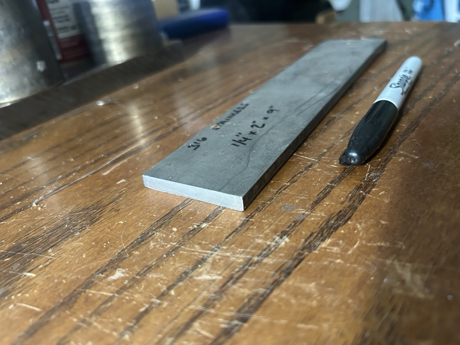 1/4″ x 2″ x 9″ , 316 Stainless Steel Flat Bar