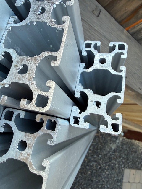 Framing Technology 40mm x 80mm T-Slot Profile – 4 (8mm/.32″) TSlots L=120mm