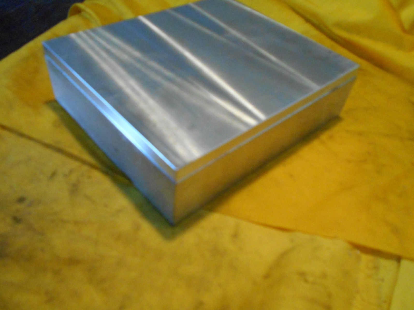 7050 AIRCRAFT ALUMINUM BAR STOCK machine shop flat plate 2 1/2″ x 7 1/2″ x 9″