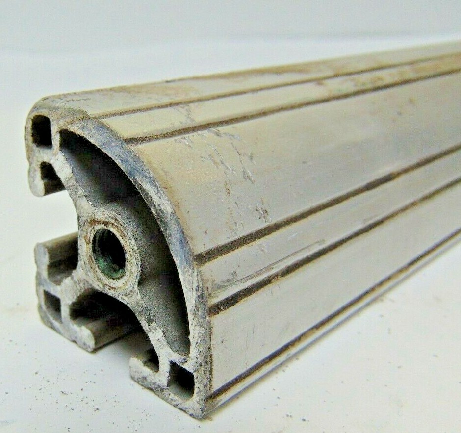 80/20 T-SLOT 1517 ALUMINUM CURVED QUARTER ROUND 1.5 X 1.5″, 24″ L