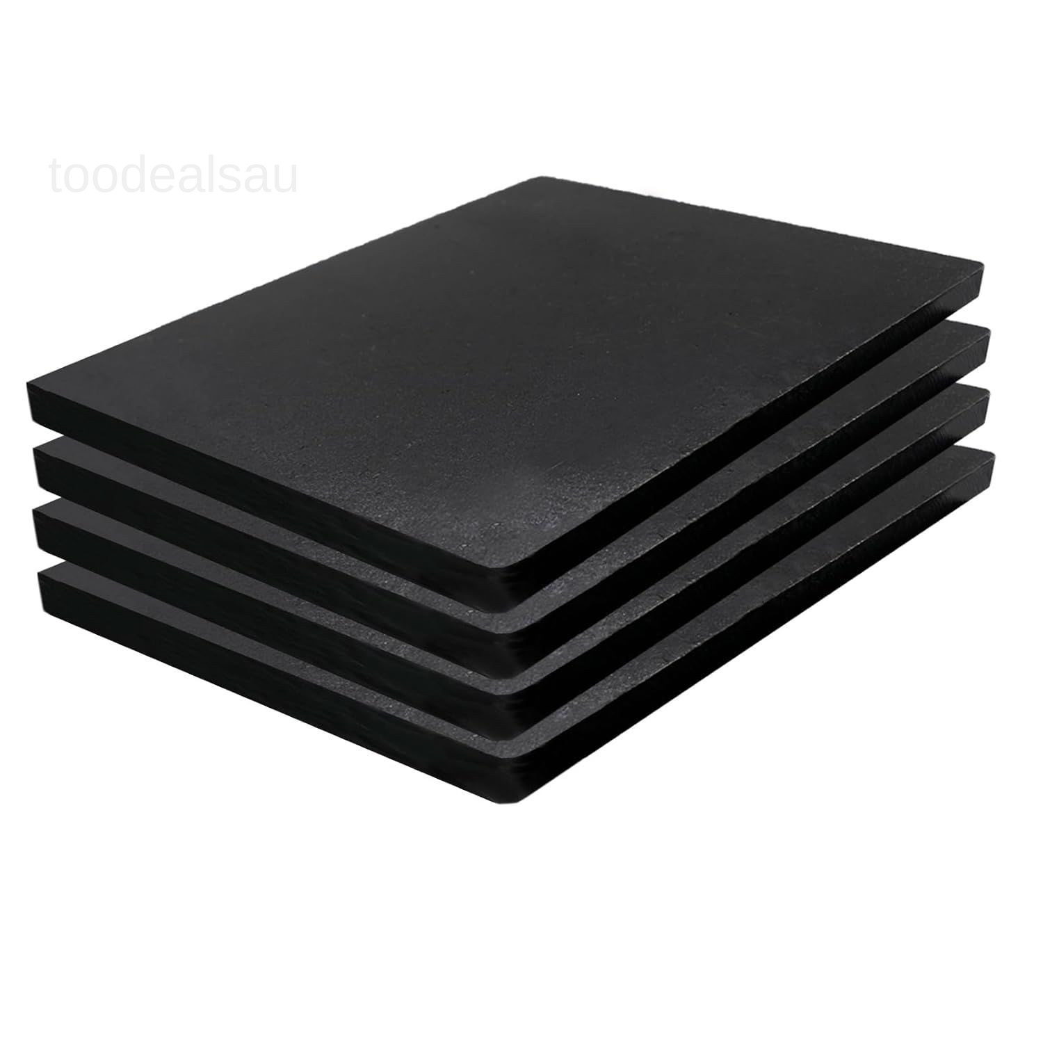 4Pack 1/8″ A36 Steel Plate-6″ x 6″Hot Rolled 6x6x1/8″, Black