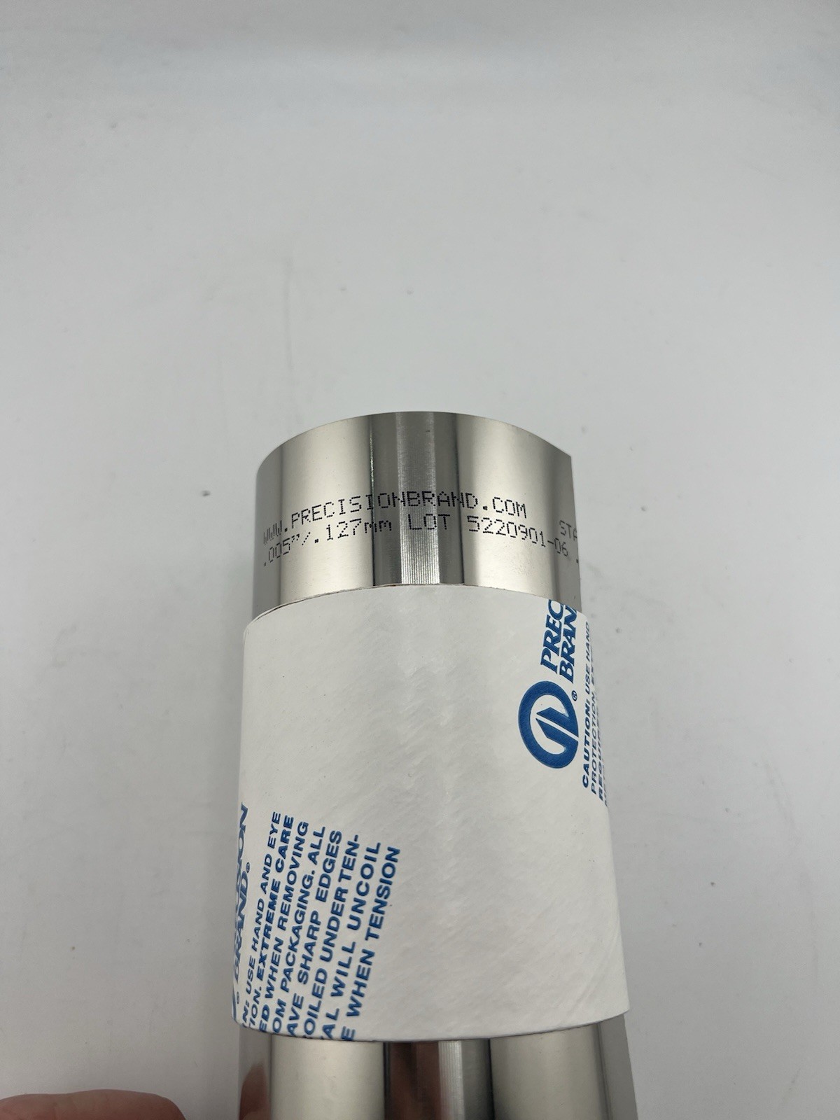 Precision Brand 22220 Stainless Steel Shim Stock Roll .005” x 6” x 50” NOS