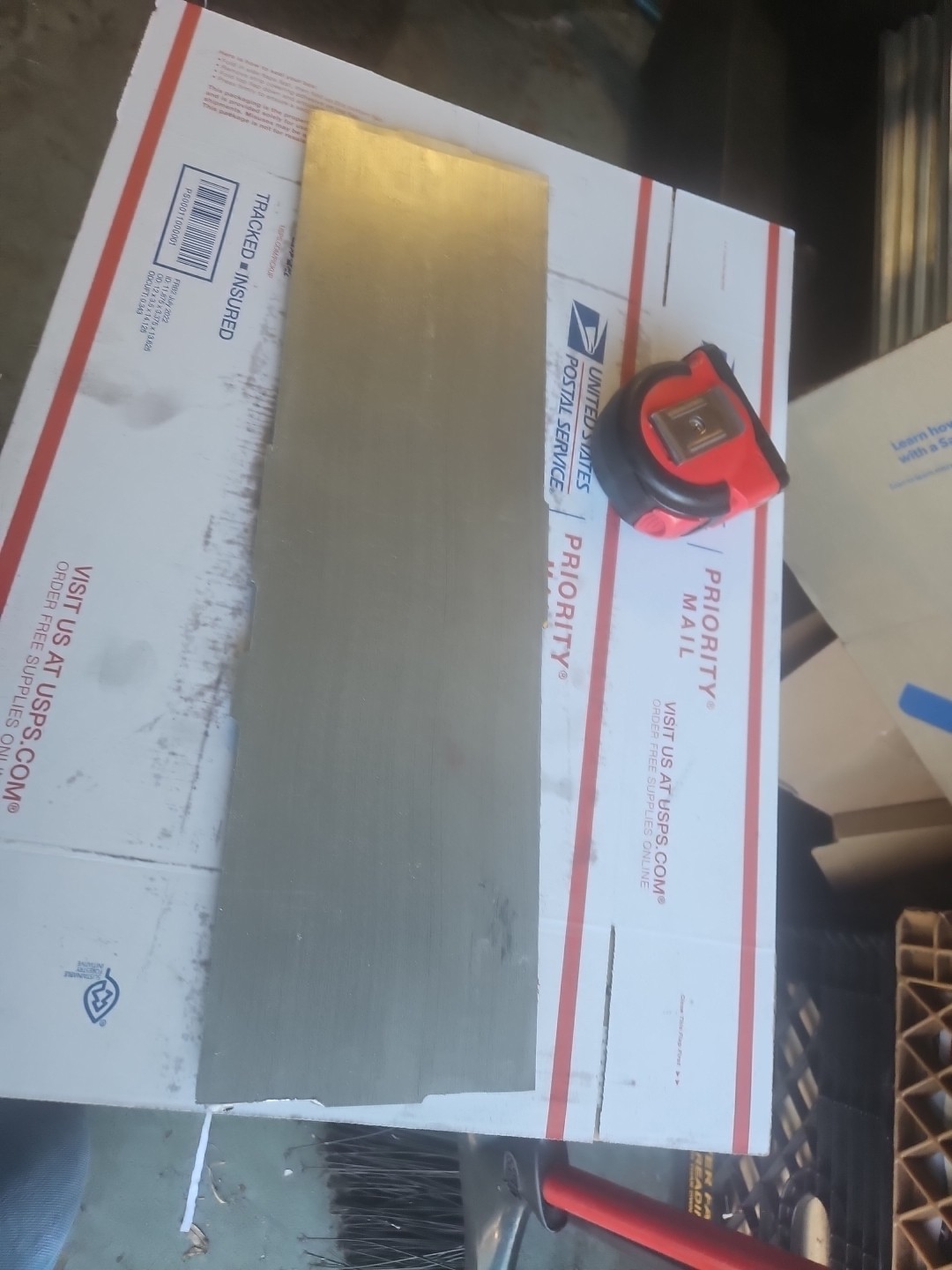 Kaiser aluminum plates 6061-T651 3/8″ X18″X4-3/4″ Made In USA