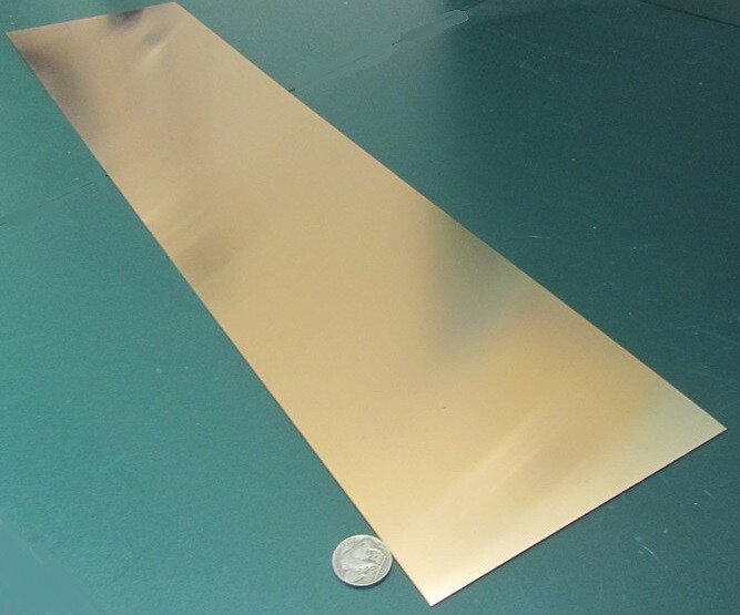 510 Bronze Shim .040″ (+/-0.002″) x 6.0″ Wide x 50″ Length, 1 Pc