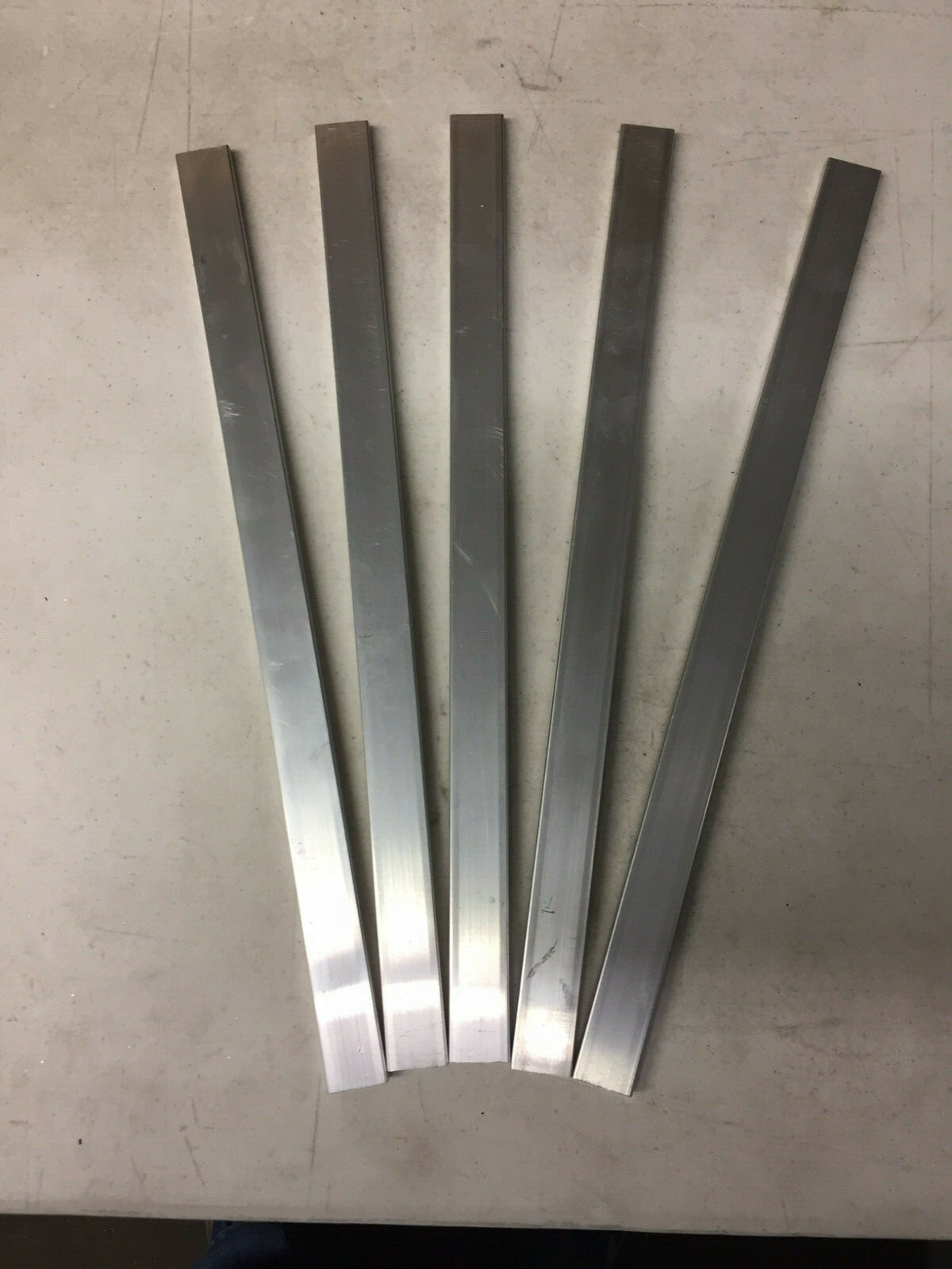 1.0″ x 0.35″ x 16.75″ Aluminum Strip 5 pack 6061 T6
