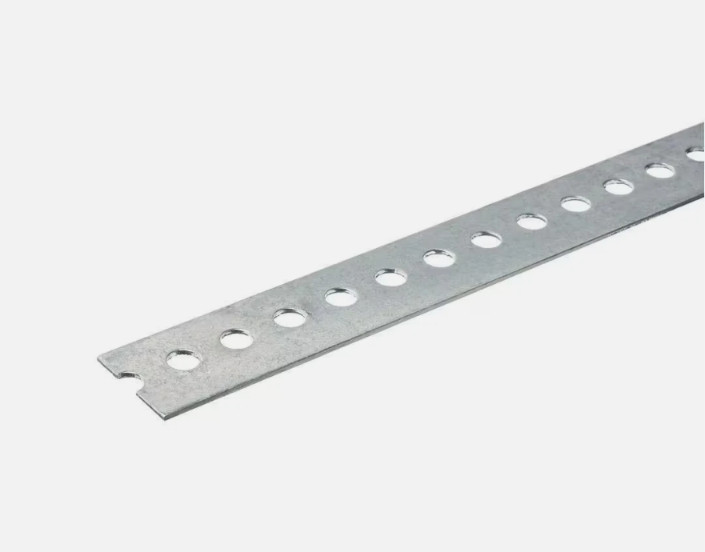 1-3/8 In. X 3 Ft. – 16 Gauge Thick Zinc Plated Slotted Steel Flat Bar Bracing