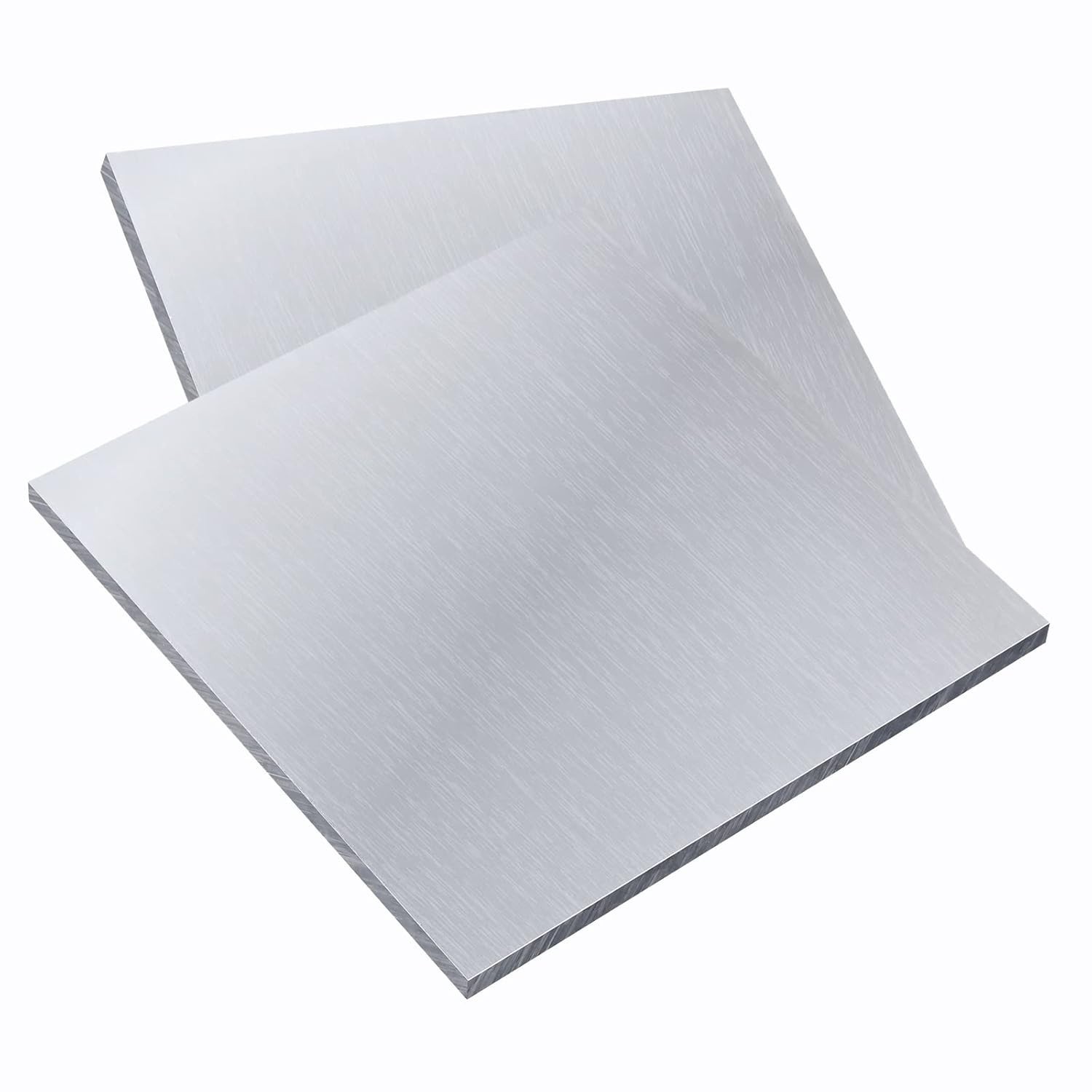 2pcs 6061 T651 Aluminum Plate, 6x6x0.04 Inches – Ideal for Crafting & Industry