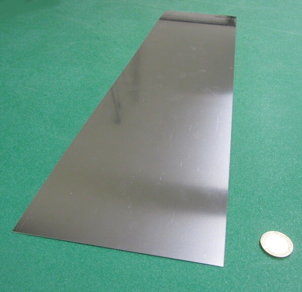 18-8 Stainless Steel Sheet, Full Hard, .005″ x 6.0″ x 25″