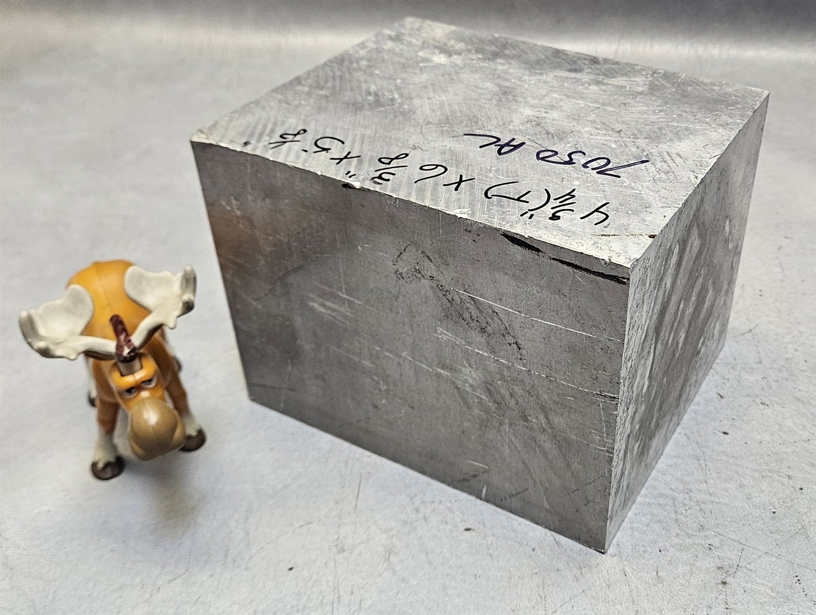 4-3/4″ x 6-3/8″ x 5-1/8″ Aluminum Block Bar Stock 7050 Aluminum 16lbs