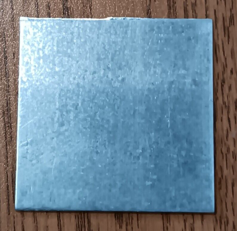 25PCS GALVANIZED G90 STEEL, 20GA (.035) 2″X2″, SCRAP, WELDING
