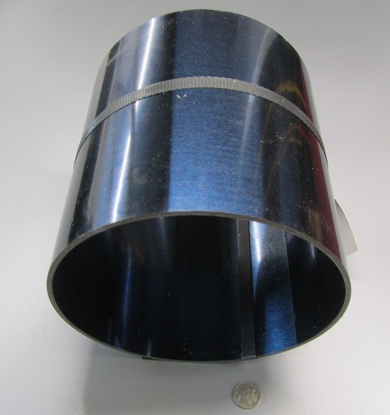 1095 Hard Blue Tempered Spring Steel Shim .010″ Thick x 8.00″ Wide x 300″ Long