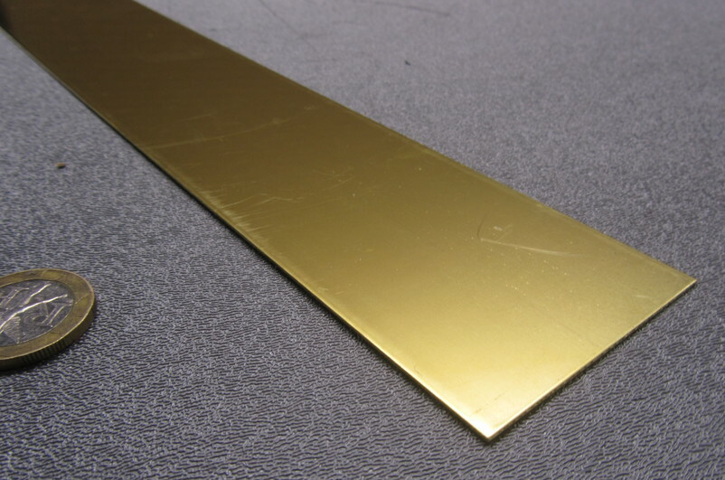 260 Brass Flat Bar .063″ Thick x 2.0″ Wide x 36″ Length