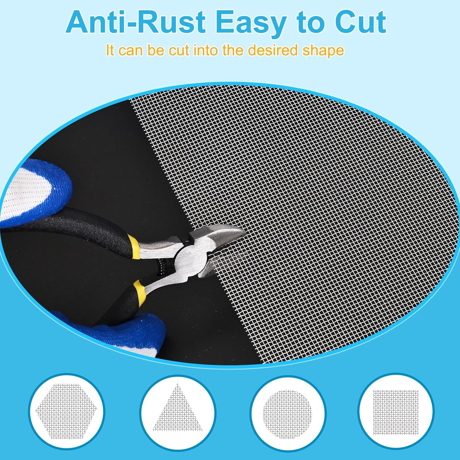 4 Pcs 13×9 33cmx23cm 20 Mesh 304 Stainless Steel Wire Mesh Sheet, Rustproof M…
