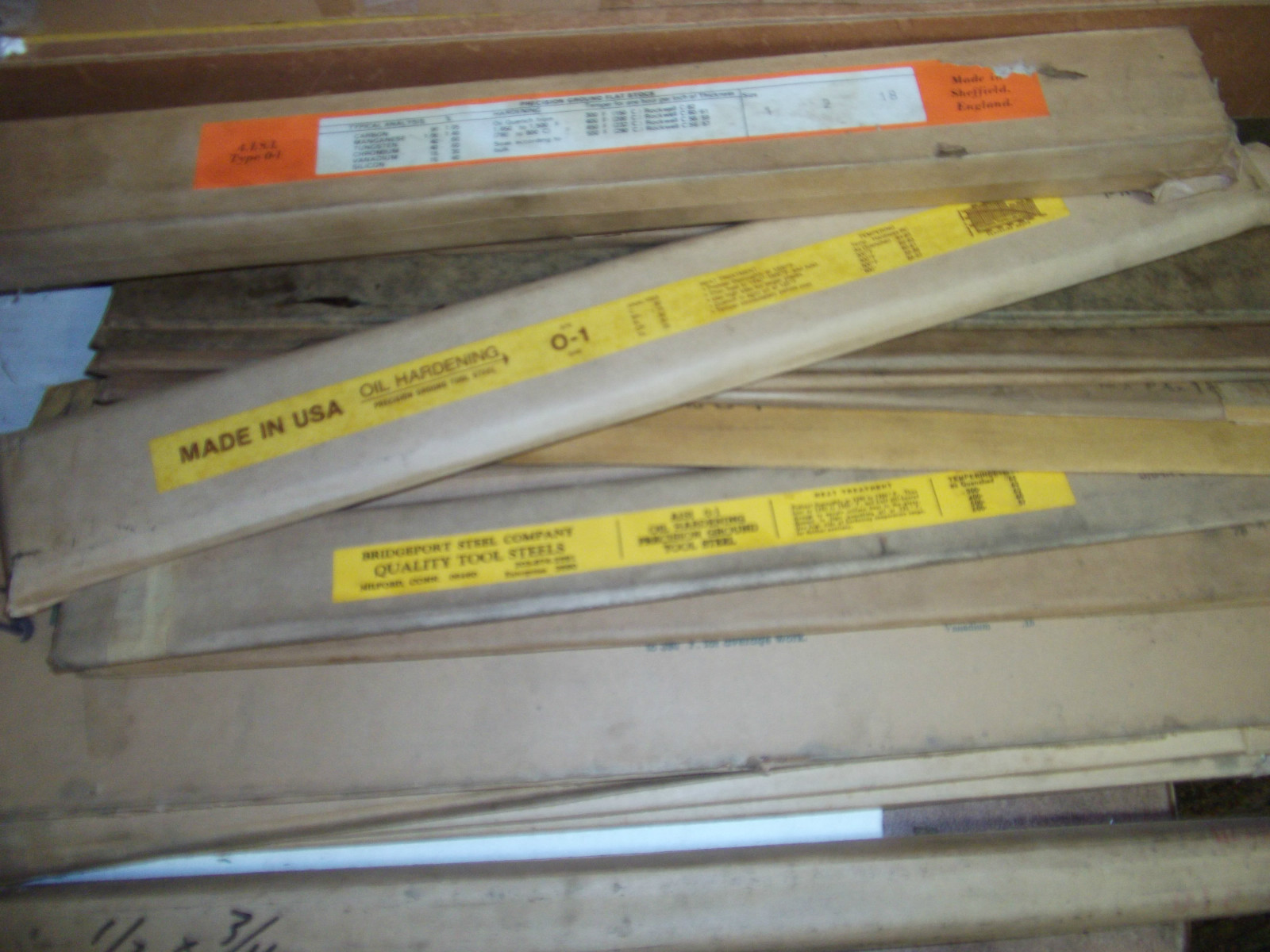 O1 O-1 ANNEALED TOOL STEEL GROUND STOCK 3/16 ” X3″ X 18″