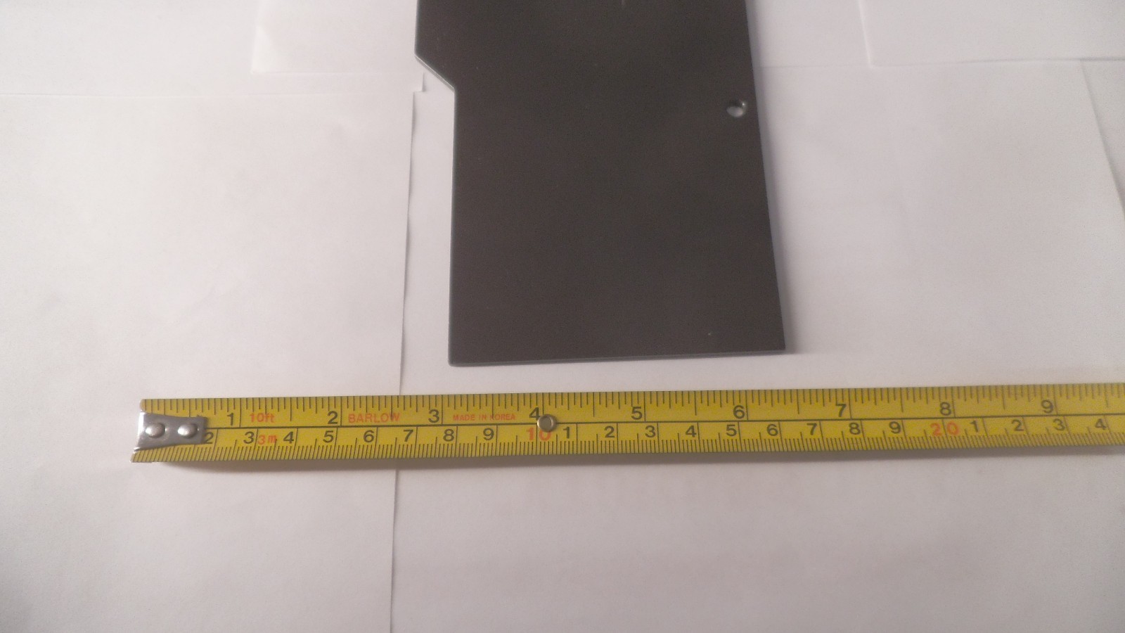 Aluminum plate, PVDF coated, 10-1/2″ x 4″ x 1/8″ thick