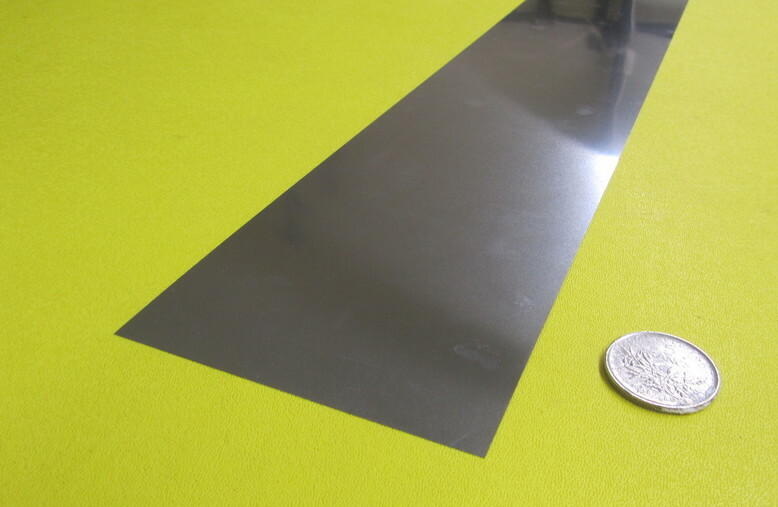 301 Stainless Steel Sheet Shim, .025″ (+/-.0010″) x 4.0″ Width x 5 Foot Length