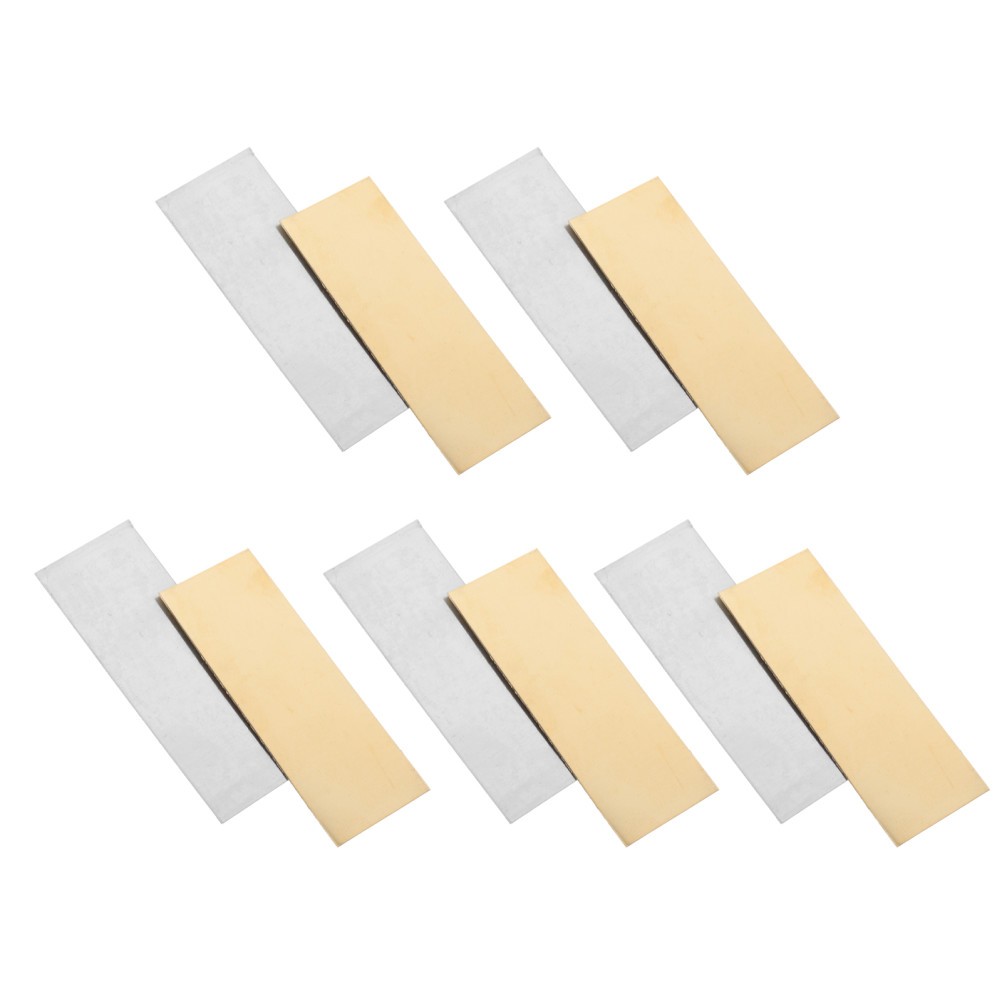 5 Pairs Zinc Plate and Copper Sheet Set for Educational Fruit Battery Projects