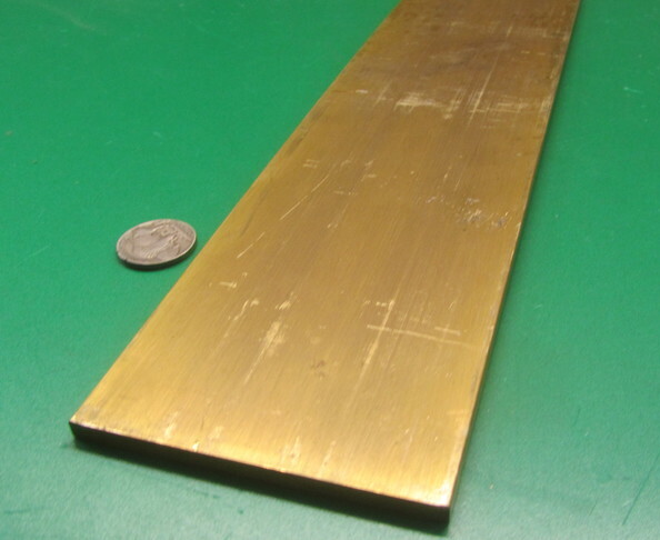 360 Brass Flat Bar 3/16″ Thick x 3.0″ Wide x 60.0″ Length
