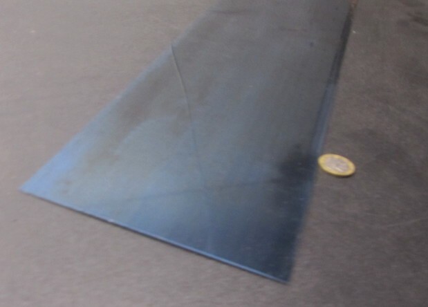 1095 Hard Blue Tempered Spring Steel Shim .012″ Thick x 6.00″ Wide x 12″ Long